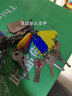 TaTanice 钥匙牌55个装 钥匙牌钥匙扣分类钥匙标记标签牌子酒店房东大钥匙自定义分类标签易识别钥匙牌 实拍图