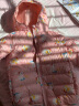 迷你巴拉巴拉【三防】男童女童羽绒服宝宝冬季保暖舒适连帽外套 红黄色调00363 140cm 实拍图