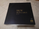 SKW 发烧级 6N单晶铜 双莲花头音频线 二对二2RCA红白信号线 CD解码功放连接线 BG-04S（0.5米） 实拍图