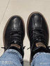 北柘男鞋春秋季男士休闲皮鞋百搭高帮板鞋男鞋子男运动潮鞋 黑棕（加绒款）-Y771M 39 实拍图