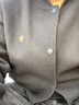 与狼共舞内里夹棉羊毛呢夹克男2024秋冬男士外套衣服金丝刺绣棒球服男13E 深蓝色-1372 2XL (185) 实拍图