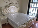 尊范（ZUF）欧式双人床现代简约皮床轻奢床卧室家具1.8米公主床主卧大床 单床（现货闪发） 1800*2000框架结构 实拍图