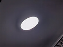 ARROW箭牌照明 吸顶灯led卧室灯客厅灯三防灯卫生间厨房阳台灯中山灯具 黑玉24瓦圆形白光30cm适15平内 实拍图