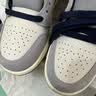 耐克NIKE篮球鞋男子AJ1乔1JORDAN 1运动鞋FZ5042-041灰白40.5 实拍图