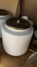 苏氏陶瓷（SUSHI CERAMICS）茶叶罐时尚亚光铁锈茶具配件（白） 实拍图