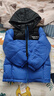 雪中飞童装儿童羽绒服2024新款男童女童中大童拼接面包羽绒服冬季外套 宝蓝 140 实拍图