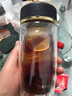 SIMELO施美乐双层加厚玻璃杯男泡茶杯茶杯带茶隔杯子车载玻璃水杯 金色 270ml 实拍图