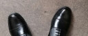阿猫顿 军训制品式校尉皮鞋男三接头教官皮鞋男士正装保安皮鞋 经典套脚款（免系带） 40 实拍图