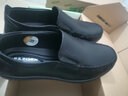 木林森（MULINSEN）男鞋商务休闲套脚软底爸爸鞋 40码 黑色 21811058 实拍图