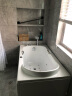 箭牌（ARROW）亚克力防滑浴缸1.2/1.3/1.4米成人浴缸日式小户型家用坐式浴缸 1.3米按摩浴缸【左裙】 实拍图