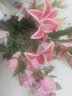 苏茂 仿真玫瑰花落地假花客厅摆放花卉绢花仿真花束装饰花 3D百合 粉色1米高 实拍图