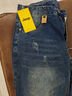 吉普（JEEP）牛仔裤男秋冬季宽松直筒长裤潮流休闲裤子男士百搭男裤蓝色31 实拍图