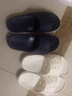crocs卡骆驰一字拖贝雅卡骆班凉拖 情侣款运动休闲拖鞋|205392 深蓝/辣椒红-4CC 37 /38(230mm) 实拍图