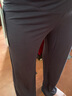 米度丽孕妇裤子夏季外穿潮妈打底裤阔腿裤直筒瑜伽裤春夏薄款孕妇装5759 活性黑(长款) XL码 实拍图