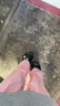 Ouder开口笑洞洞鞋 夏季男女鞋厚底增高沙滩鞋星光黑大头鞋凉拖鞋 星光黑 脚宽脚背高建议拍大一码哦 36 女码 实拍图