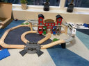 一点电动小火车轨道玩具儿童轨道车玩具木火车头高铁3岁男孩生日礼物 139件城市火车轨道【榉木材质】 实拍图