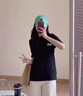 啄木鸟（TUCANO）【3件装】纯棉男士短袖t恤圆领宽松潮流百搭印花青年大码夏季休闲 雾霾蓝+铁灰+卡其 2XL (建议130-150斤) 实拍图