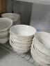 尚行知是10个装碗饭碗家用中式高档陶瓷餐具4.5英寸米饭碗汤碗吃饭面碗 太阳岛(高脚碗10个) 4.5英寸 实拍图