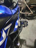 摩小鸦适用铃木GSX250R GW250 DL250摩托车保险杠改装旅行水杯壶瓶支架 蓝色 实拍图