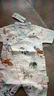 全棉时代纯棉新生婴儿连体衣服新款抗菌纱布宝宝春夏满月服和袍 熊熊下午茶【四季款】 59cm （0-3个月） 实拍图