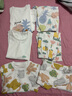 aqpa【195g新疆棉】婴儿内衣套装纯棉衣服秋冬男女宝宝儿童秋衣秋裤 彩虹精灵 130 实拍图