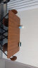 柏立达 折叠桌餐桌家用简易小户型折叠桌组合长方形吃饭桌子摆摊长条桌 深木纹单桌 实拍图