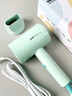 奥克斯（AUX）宿舍专用吹风机800W小功率学校男女学生用电吹风负离子护发速干吹风筒迷你便携式电吹风机不伤发 不限电【800W宿舍可用】-负离子款 薄荷绿 实拍图