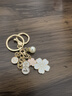 SunToMoon可爱双面樱花合金钥匙扣花朵字母DIY少女心书包挂件Airpods吊饰 实拍图