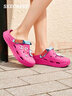 斯凯奇（Skechers）怪兽泡泡鞋|女鞋洞洞鞋凉鞋增高厚底踩屎感耐磨沙滩拖鞋111581 粉红色/多彩色/PKMT 37 实拍图