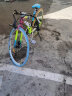 EG7公路山地自行车成人死飞变速通勤越野旅行城市单车儿童男青少年 星光40刀-彩虹色 26寸 实拍图