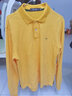 七匹狼长袖t恤男固色简约秋季翻领纯棉polo保罗衫男装商务纯色打底衫 桔黄-3.0升级纯棉固色 XL 175/92A(XL) 实拍图