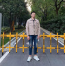 gxmy牛仔外套男春秋季新款潮流休闲运动夹克套装男一套搭配衣服男装潮 2801卡其+百搭白T+Y11裤 XL 【120-140斤】 实拍图