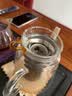 76茶业台湾功夫茶漏茶滤透明玻璃茶具配件滤茶器过滤网分茶器茶隔漏斗 茶色手把茶漏【满2个多发1个】 实拍图