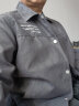 卡帝乐鳄鱼（CARTELO）外套男春秋季夹克男士休闲翻领工装上衣服男装 深灰色 3XL 实拍图
