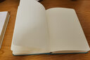 如晨660页超厚空白笔记本子加厚超大素描本手绘白纸页手账文具皮面记事本欧式速写本定制 海藻绿 A5 实拍图