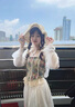 艾珠儿（Aizhuer）云南旅游穿搭民族风连衣裙女夏季防晒开衫内搭吊带半身裙套装裙子 吊带+ 防晒衫+半身裙 M (建议95-110斤左右) 实拍图