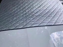 快闪狼汽车遮雪挡前挡风玻璃防冻罩冬季天风挡雪遮挡防霜加厚半罩盖车布 三层 加厚半罩遮阳雪挡【侧窗+反光条耳朵】 遮阳雪挡 实拍图