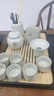 瓷牌茗茶具 汝窑茶具套装茶壶盖碗茶杯整套家用开片功夫茶具办公茶盘小套组 《御煌茶壶》六杯10件+茶道茶盘 实拍图