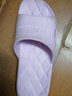 惠夫人浴室拖鞋男夏天居家用室内防滑厚底情侣洗澡家居软底凉拖鞋女夏季 【外穿/PVC】藏青 40-41 (适合39-40码) 实拍图