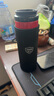 膳魔师（THERMOS） 保温杯FFX-500原装杯套带提绳便携防摔通用手提袋JNL/JNR-602 带提手黑灰两面用500-600适用 实拍图