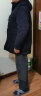 南极人中老年人羽绒服男装爸爸加厚中长款脱卸内胆大码宽松外套冬季衣服 蓝色 4XL(建议180-200斤) 实拍图