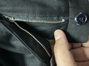 罗蒙（ROMON）男士商务西裤2025直筒宽松男裤西装裤春秋季加绒休闲长裤子通勤裤 藏青色+黑色 秋季款两件装 34 腰围二尺七 实拍图