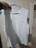七匹狼男士背心男纯棉宽肩无袖居家打底汗衫春夏季运动内衣透气坎肩t恤 【弹力纯棉 2件V.领】白色+灰色 XL (175)推荐体重130斤-150斤 实拍图