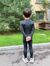 李宁儿童紧身衣训练服秋冬男女速干衣裤跑步运动套装保暖内衣篮球服 实拍图