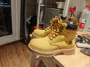 马克华菲马丁靴男士冬季男鞋2025新款大黄靴加绒棉鞋工装雪地靴子 姜黄 41 实拍图