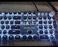 前行者（EWEADN）TK100朋克机械键盘鼠标套装电竞游戏有线台式电脑笔记本键鼠办公复古外设吃鸡 黑色白光黑轴 晒单实拍图