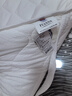 富安娜家纺床垫 全棉面料抑菌保护床垫厚垫 双人加大防滑白 180*200cm 实拍图