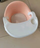 宝满意 宝宝餐椅儿童餐桌婴幼儿坐椅子吃饭便携多功能叫叫椅座椅凳家用 粉（发声PVC软垫+餐盘+透明餐盘) 实拍图
