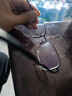 依视路（ESSILOR） 新款商务男镜架时尚镜框女配依视路镜片近视定制眼镜网上配镜 金属-全框-2054BK-黑色 镜框+依视路A4防蓝光1.60现片 实拍图