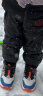 江博士（DR·KONG）冬季男女童拼色加绒保暖鞋子 户外休闲雪地靴儿童运动鞋 棉鞋 白/黑/蓝（加绒内里）） 27码 适合脚长约16.2-16.8cm 实拍图